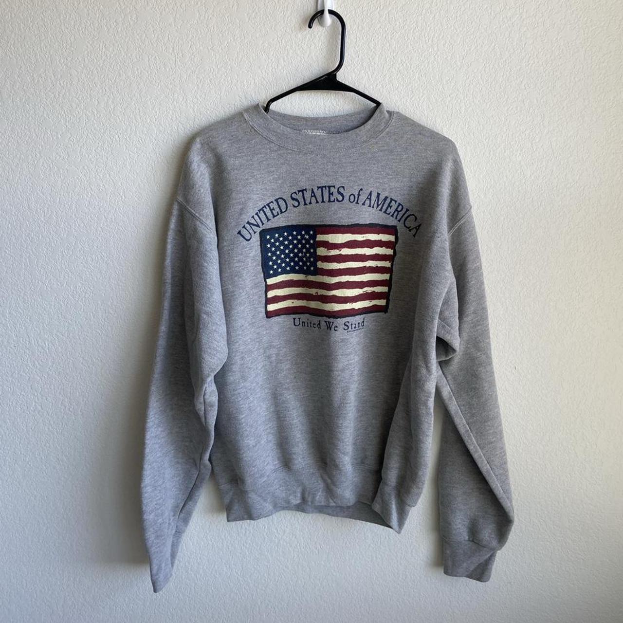 Vintage Lees Sport United States if America grey... - Depop