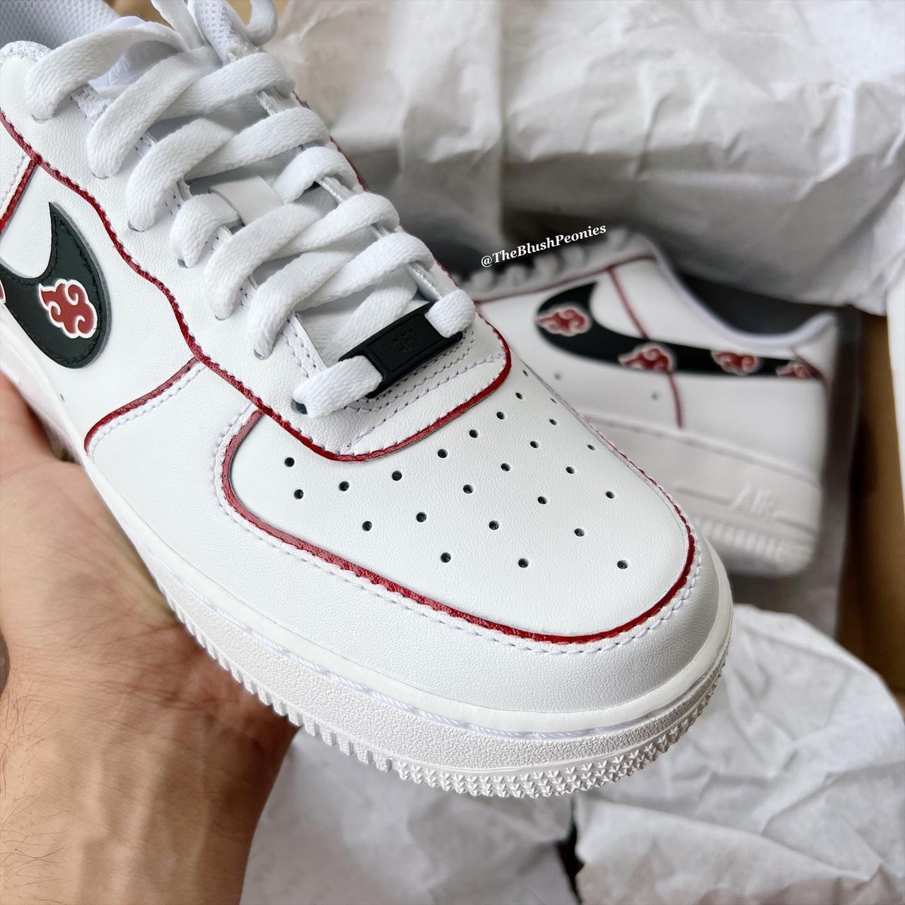 Custom Air Force 1 Akatsuki Black