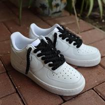 Air Force 1 rope laces custom forces with rope - Depop