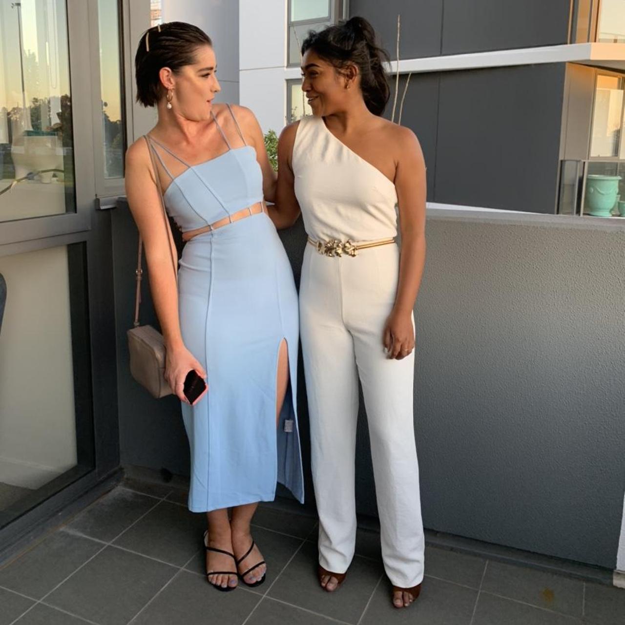 KOOKAÏ Women's White Jumpsuit Depop