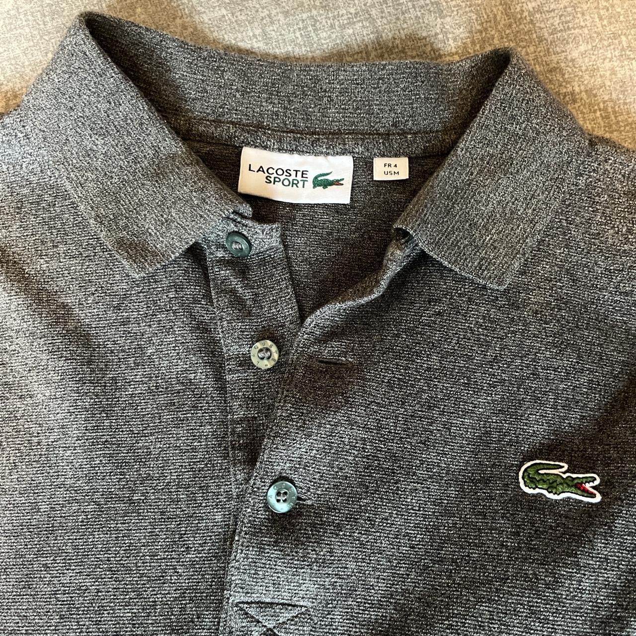 Lacoste Men's Grey Polo-shirts | Depop