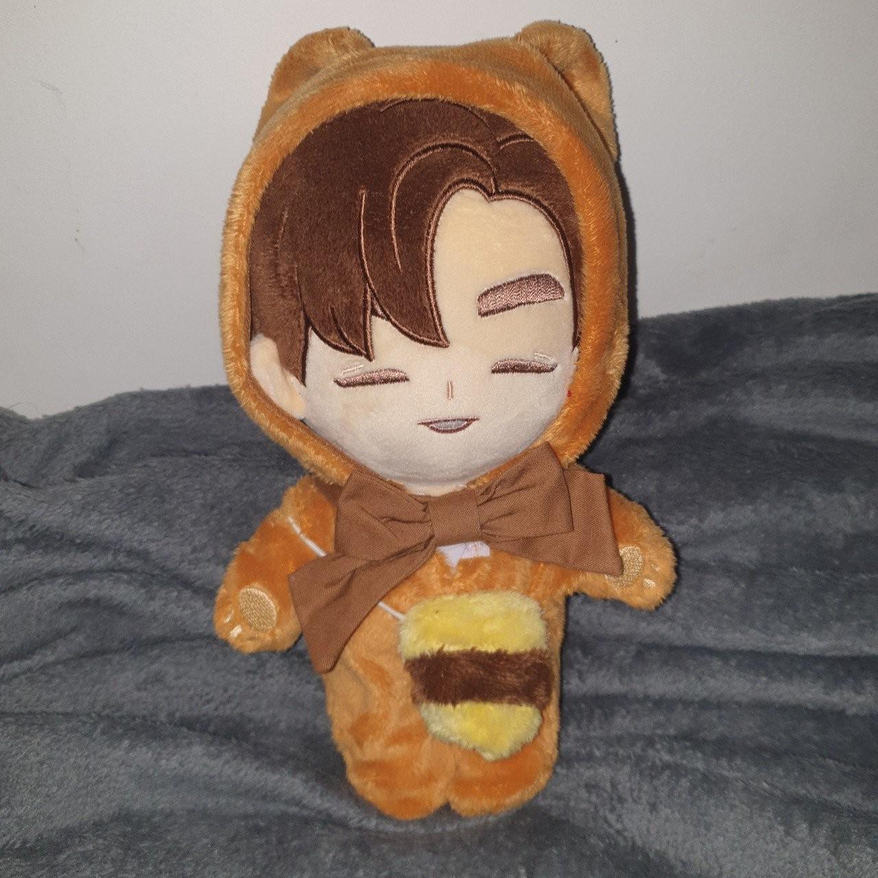 monsta x shownu ぬいぐるみ SHOWNU MONSTA X KPOP PLUSH 20CM FANMADE DOLL - | Depop