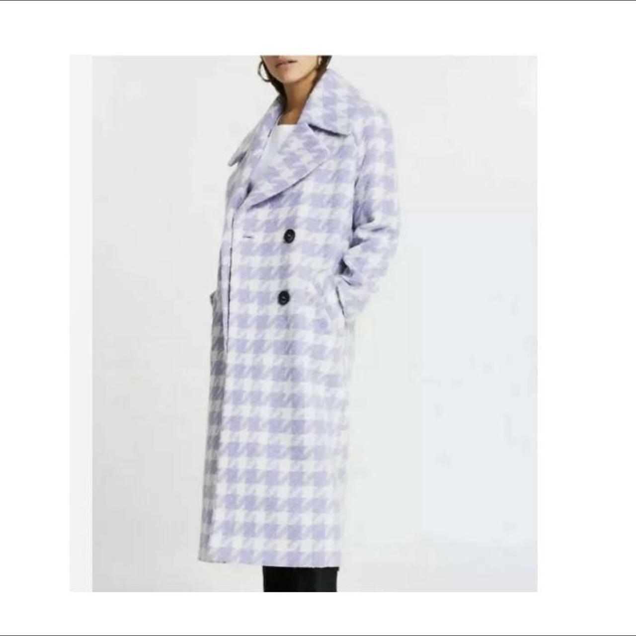 River island sale dogtooth coat