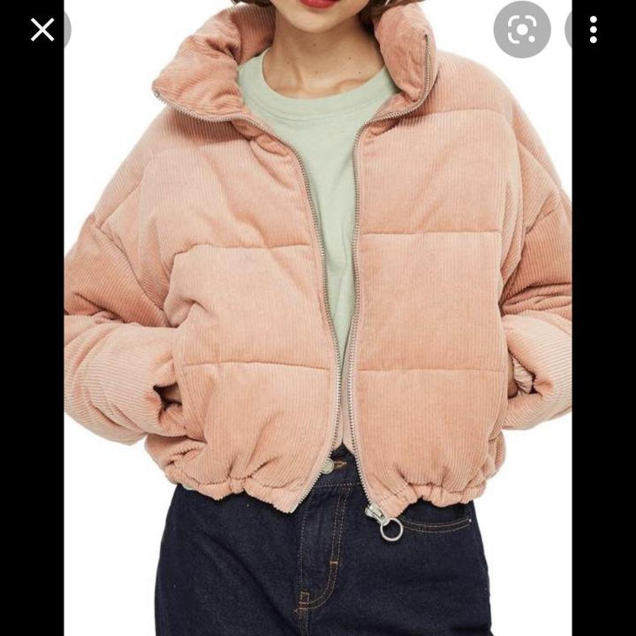 topshop cord puffer jacket