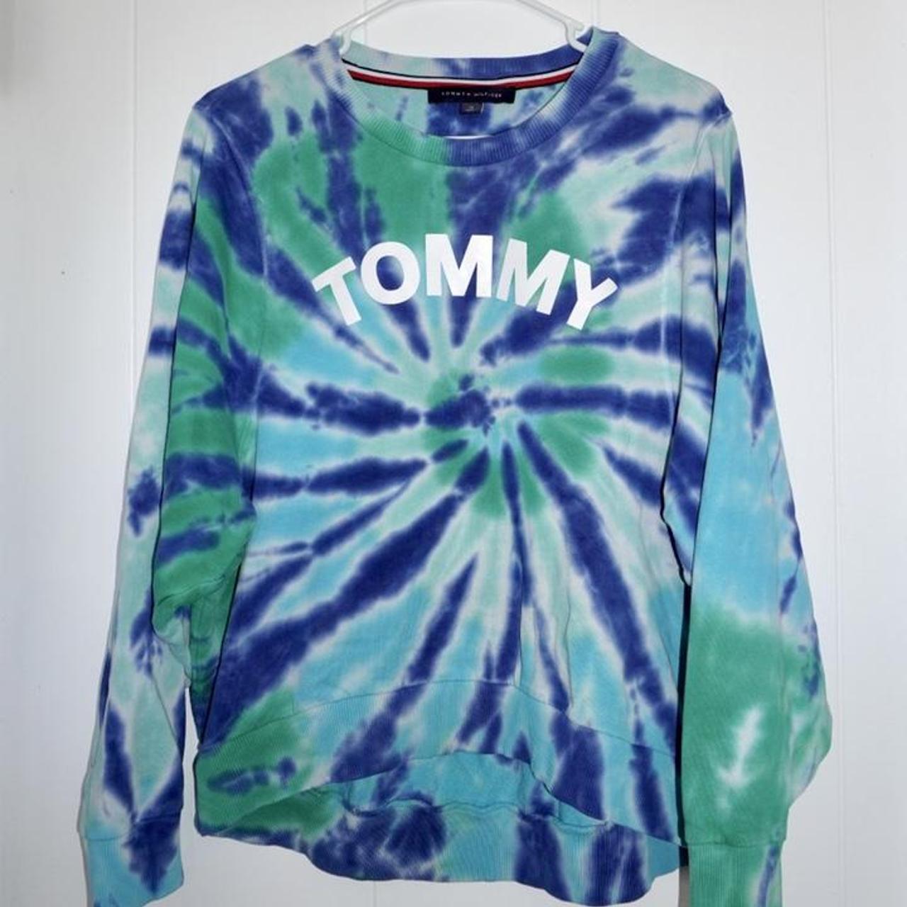 tommy hilfiger tie dye sweater