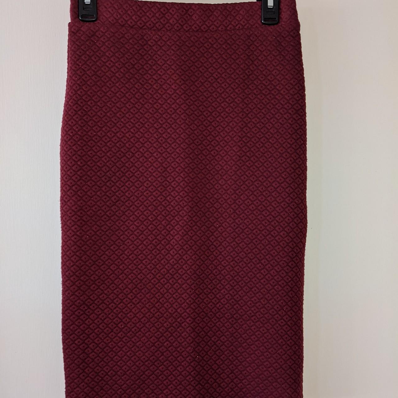 Iris Los Angeles Women's Burgundy Skirt