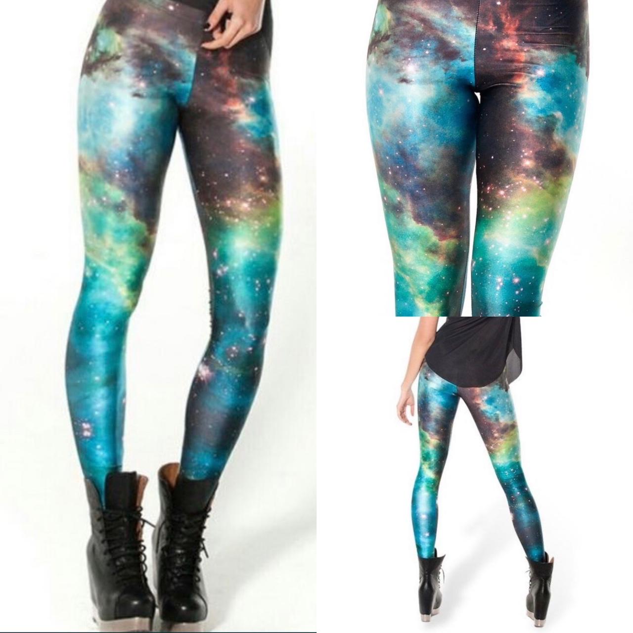 BlackMilk black galaxy leggings | Galaxy leggings, Black milk, Leggings shop