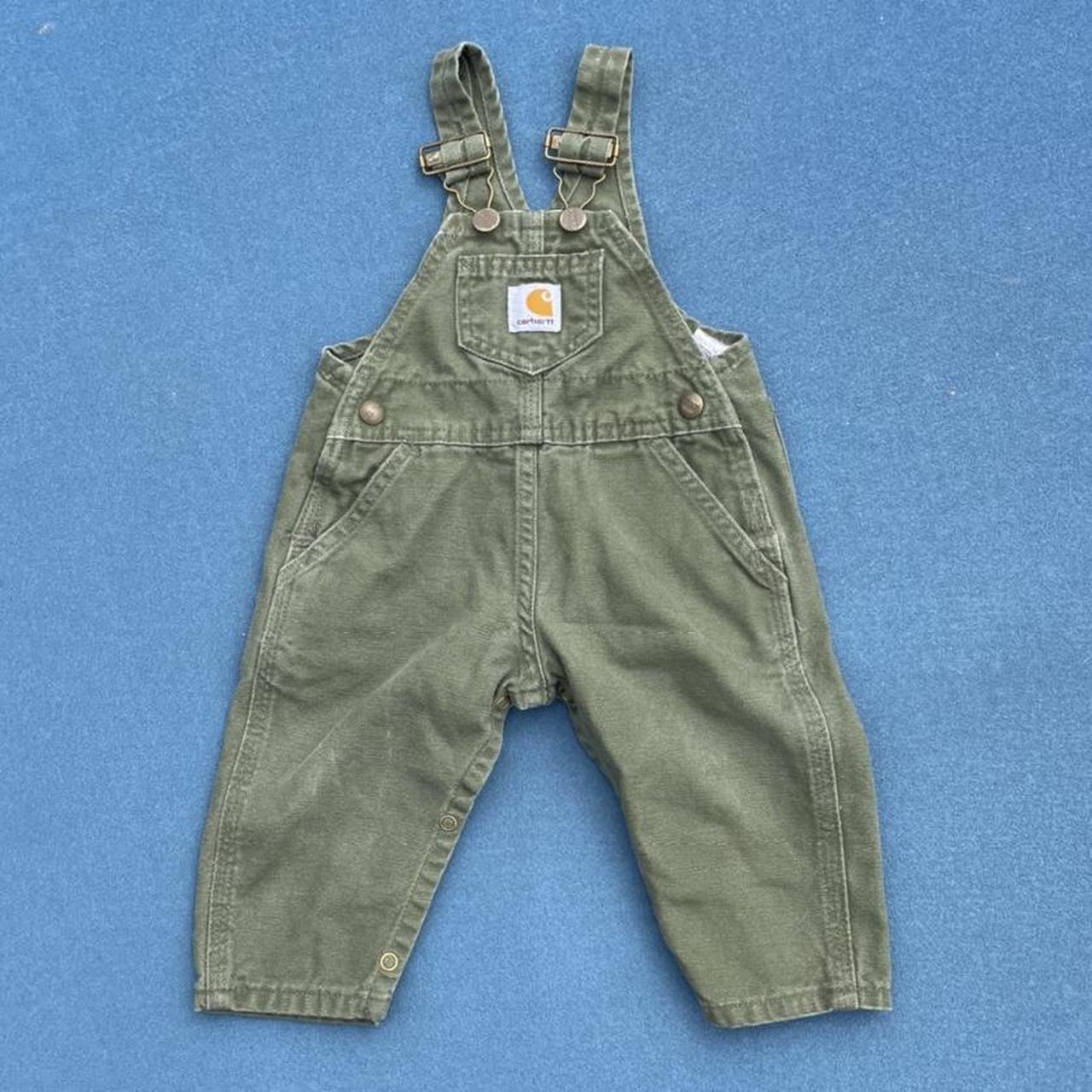 Vintage Olive Green Carhartt Workwear Carpenter... Depop