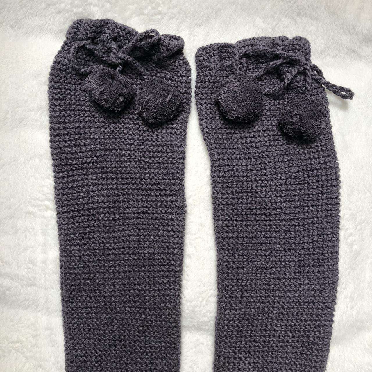 90s Y2K knitted leg warmers. They are a beautiful... Depop