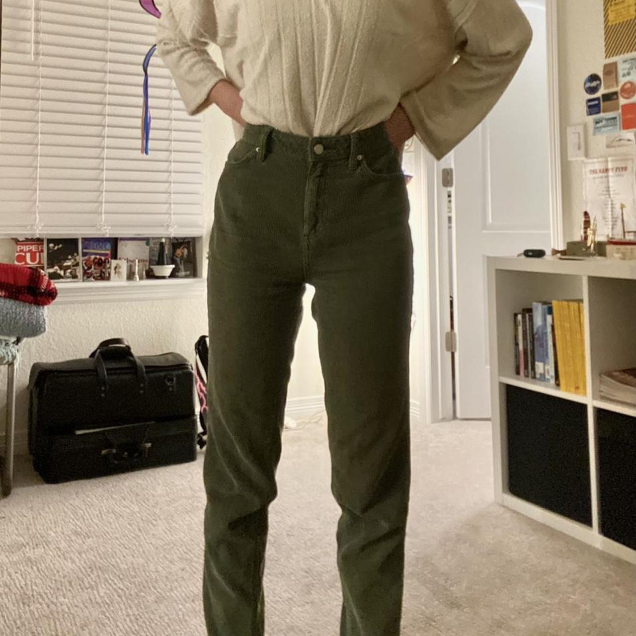 urban outfitters green corduroy pants