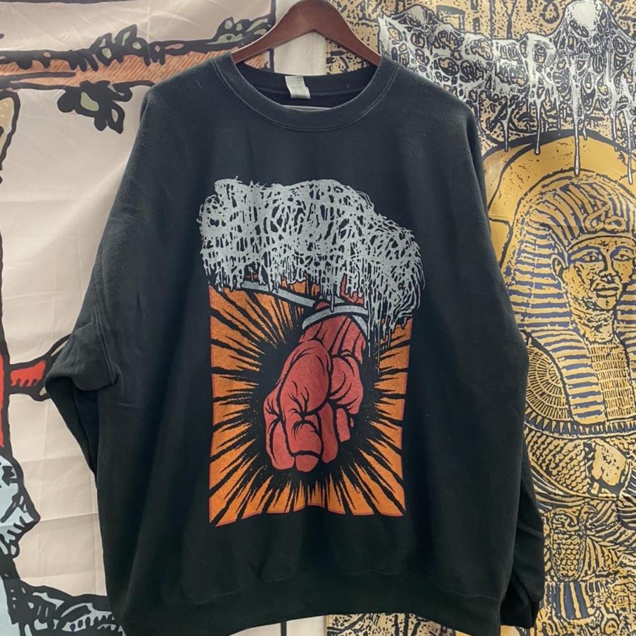 Sanguisugabogg St Anger rip crewneck. This is from... - Depop