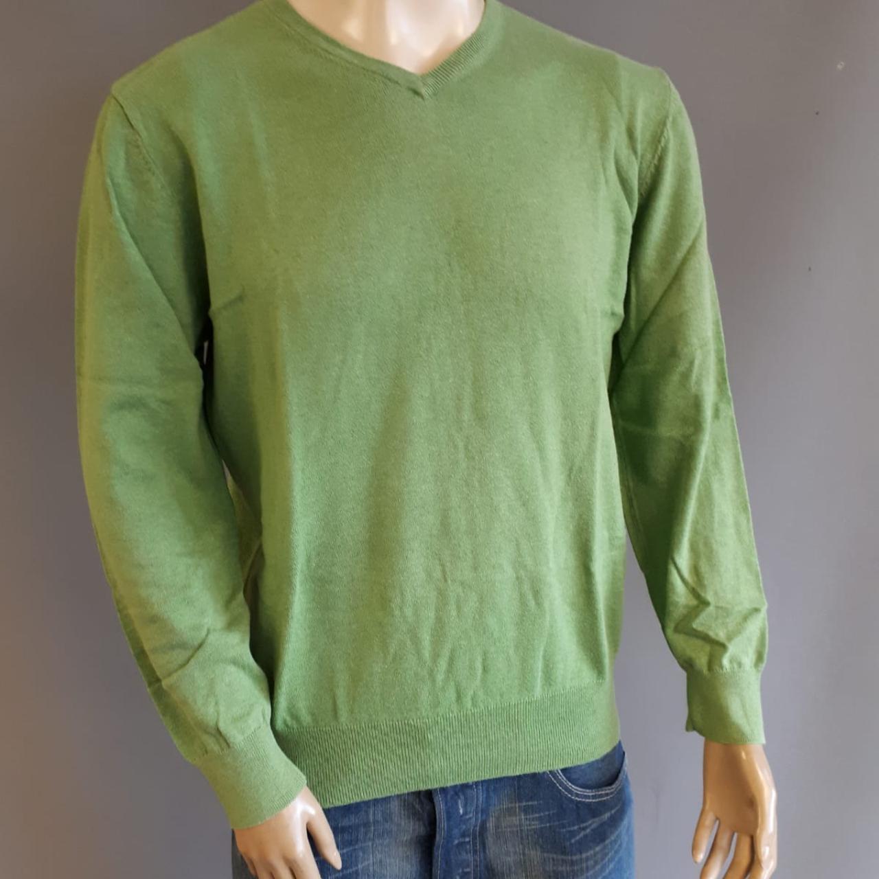 Debenhams Men's Green Jumper | Depop