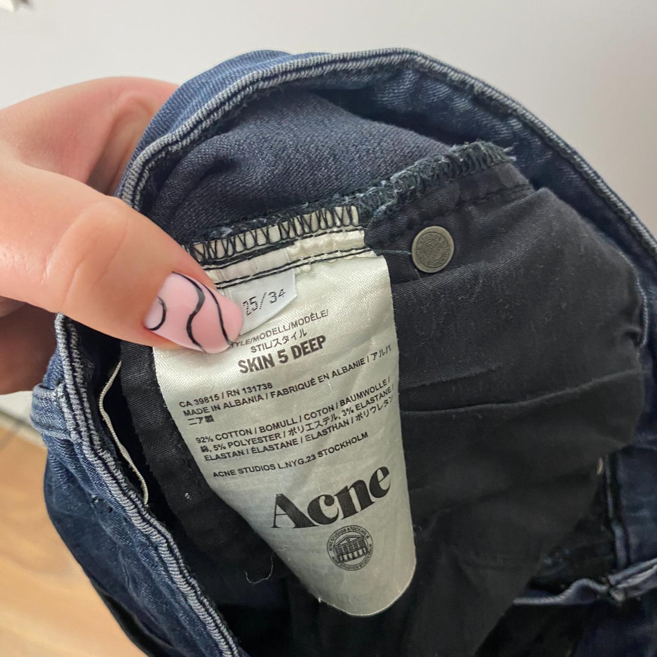 Acne Studios Skin 5 Deep denim jeans PLEASE...
