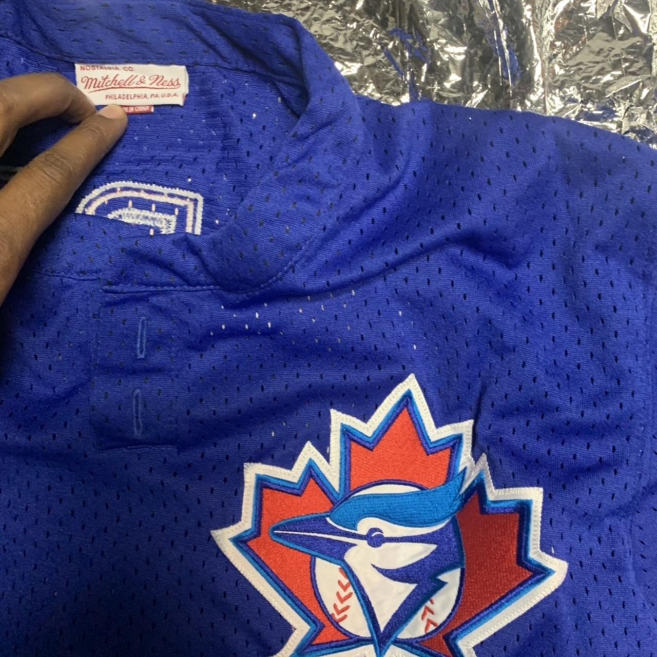 Blue Jays Mitchell & Ness Jersey Copper town - Depop