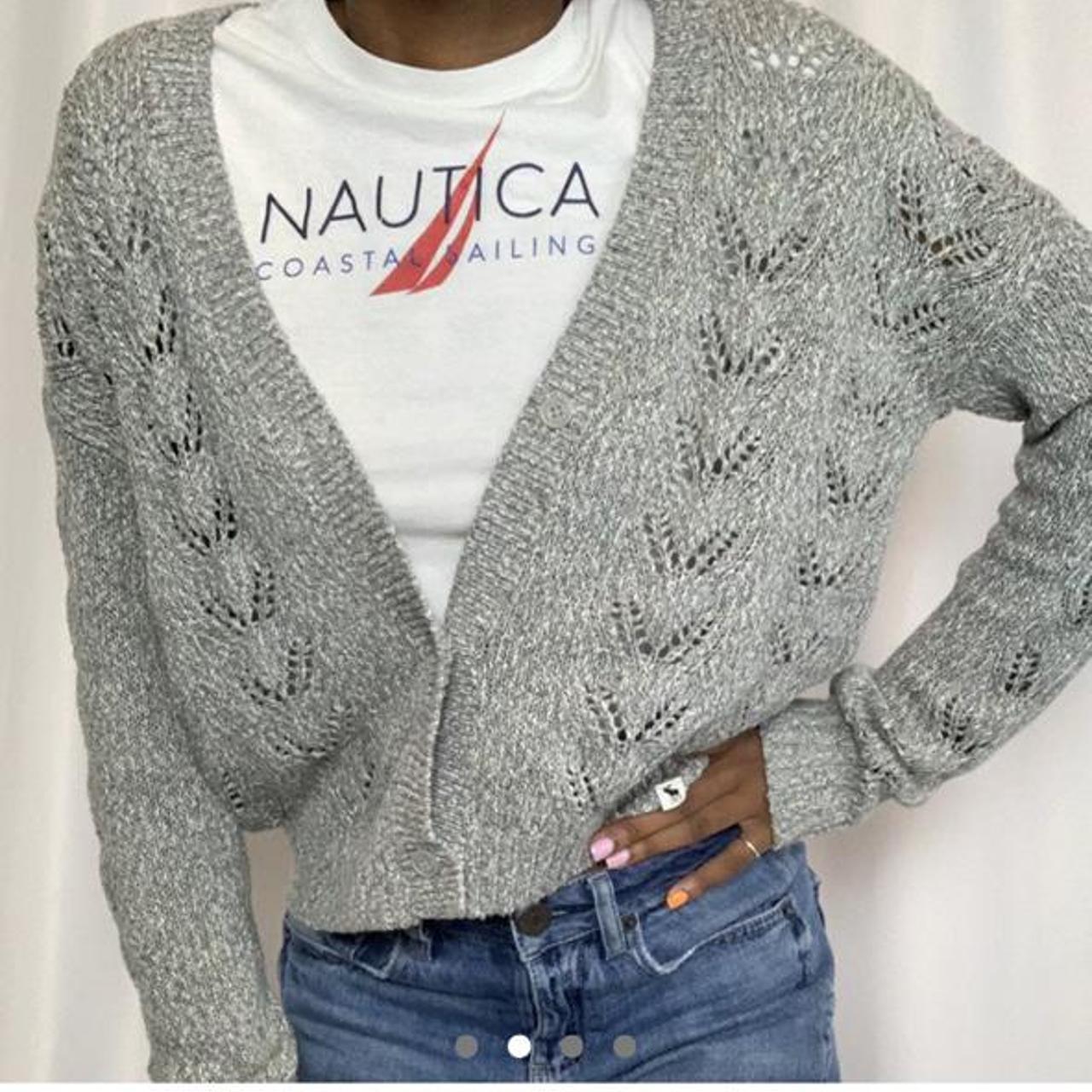 Abercrombie & Fitch Women's Grey Cardigan (4)