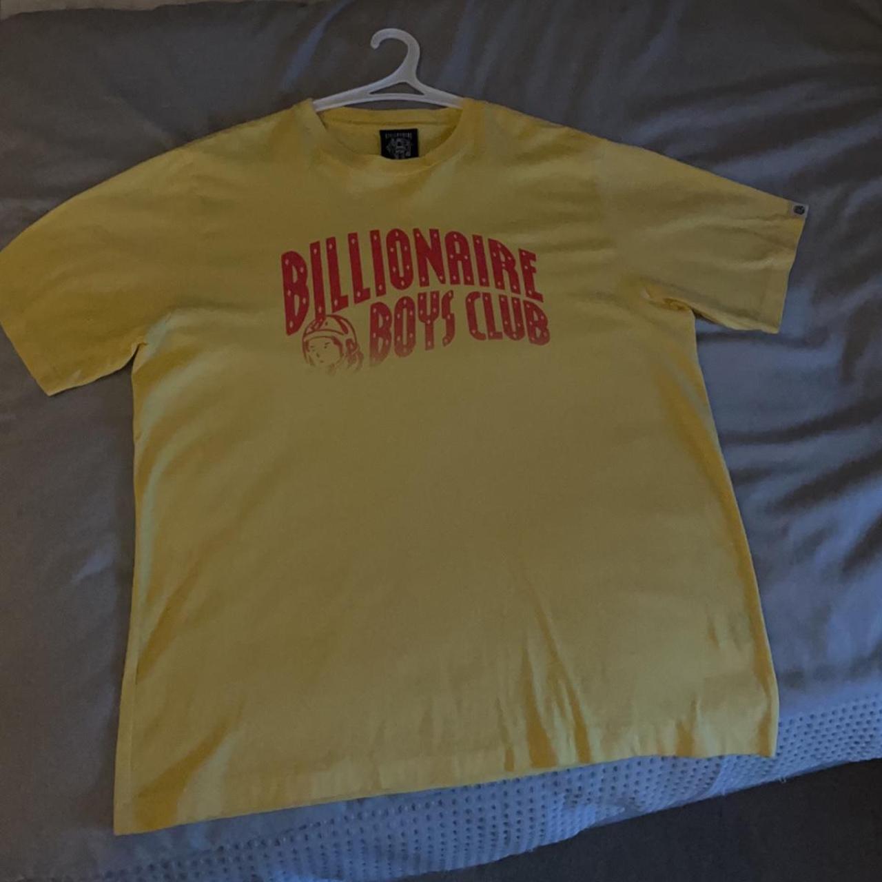 Billionaire Boys Club Men's Yellow T-shirt | Depop