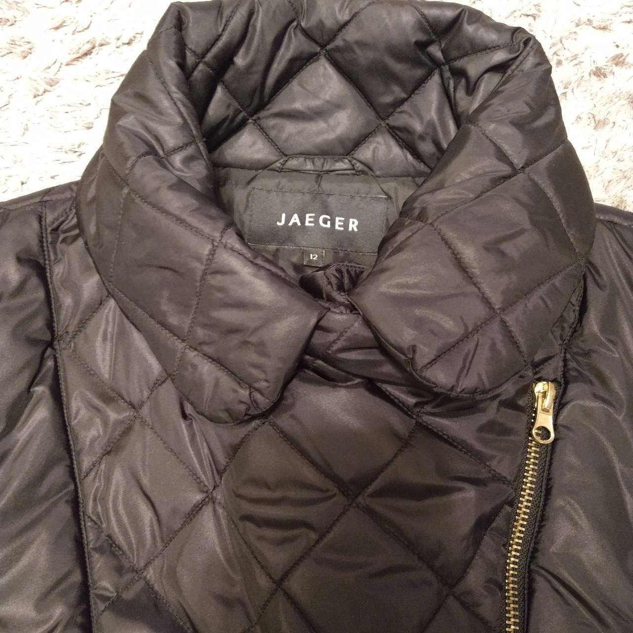 Jaeger Women's Black Coat Depop