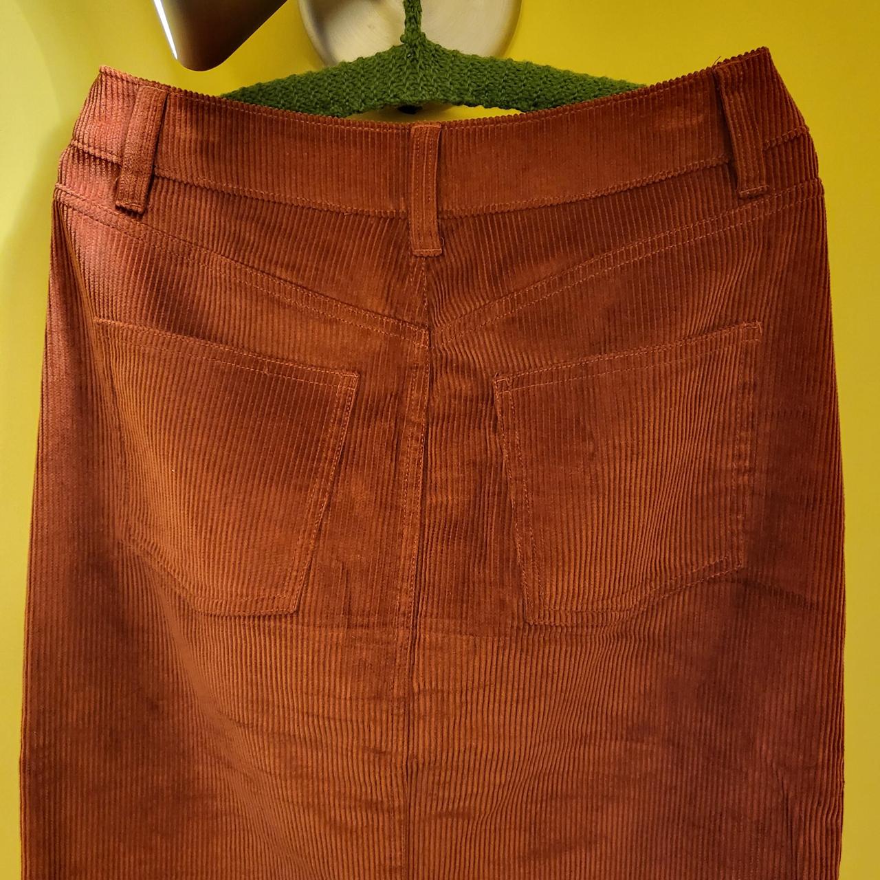 Gap Women's Red and Orange Skirt Depop