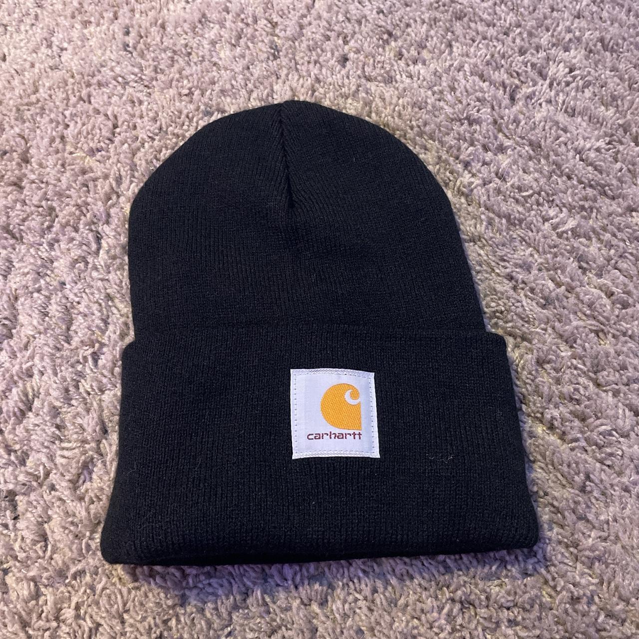 Black Carhartt beanie Perfect condition Very nice... Depop