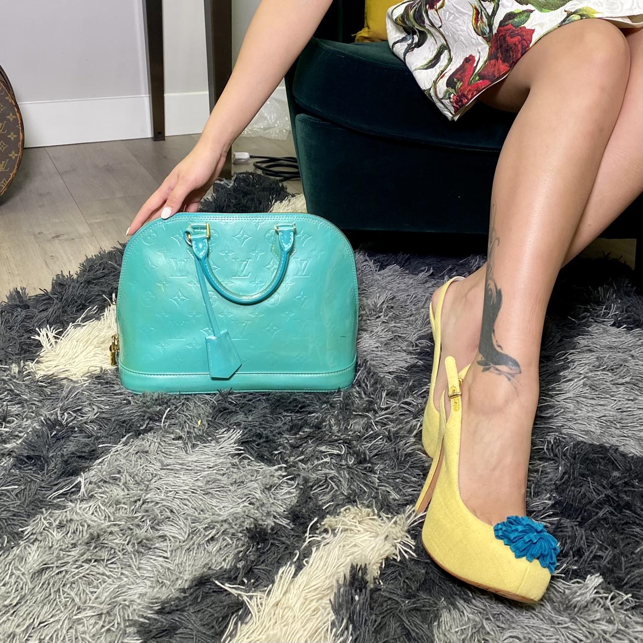 Louis Vuitton Alma BB Mint Green monogram, Mint