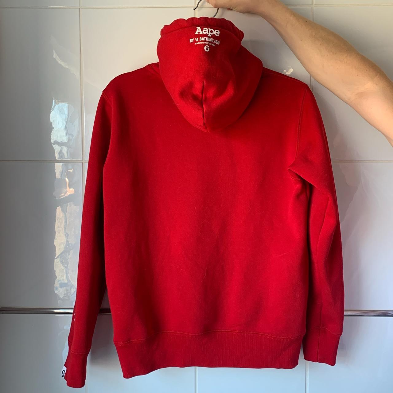 Zara Champion Sweater No Hoodie 60ml AAPE By A Bathing Ape Red