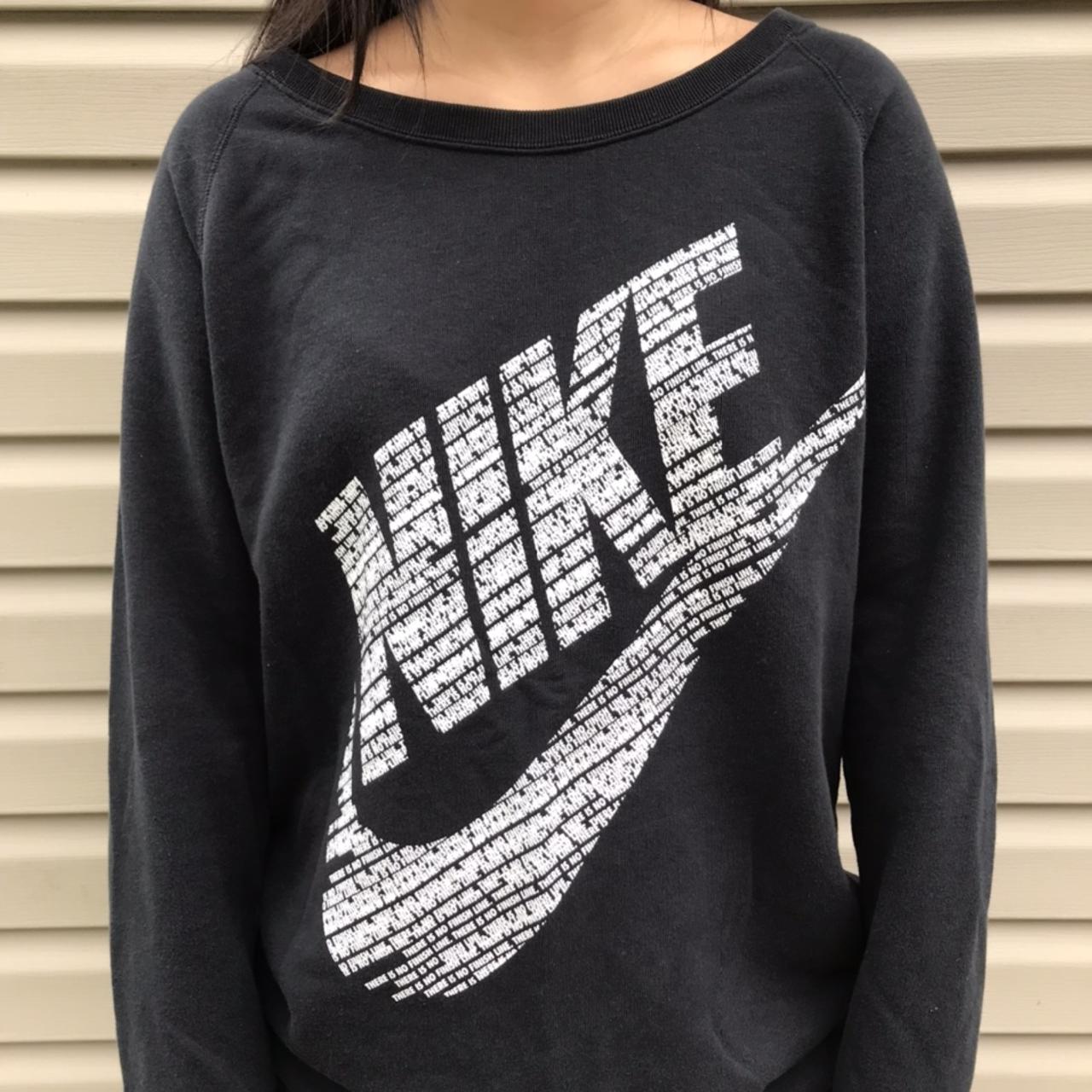 nike crewneck spellout