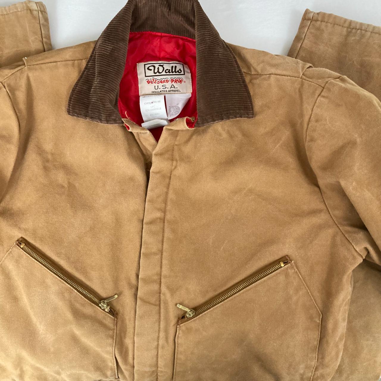 Vintage Walls Tan Canvas Coveralls Made in USA Depop