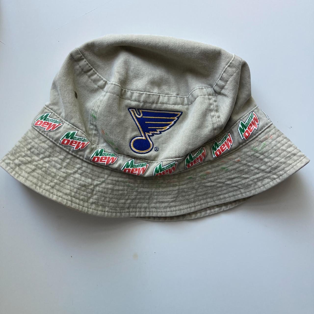 90's mountain dew X St. Louis Blues bucket hat