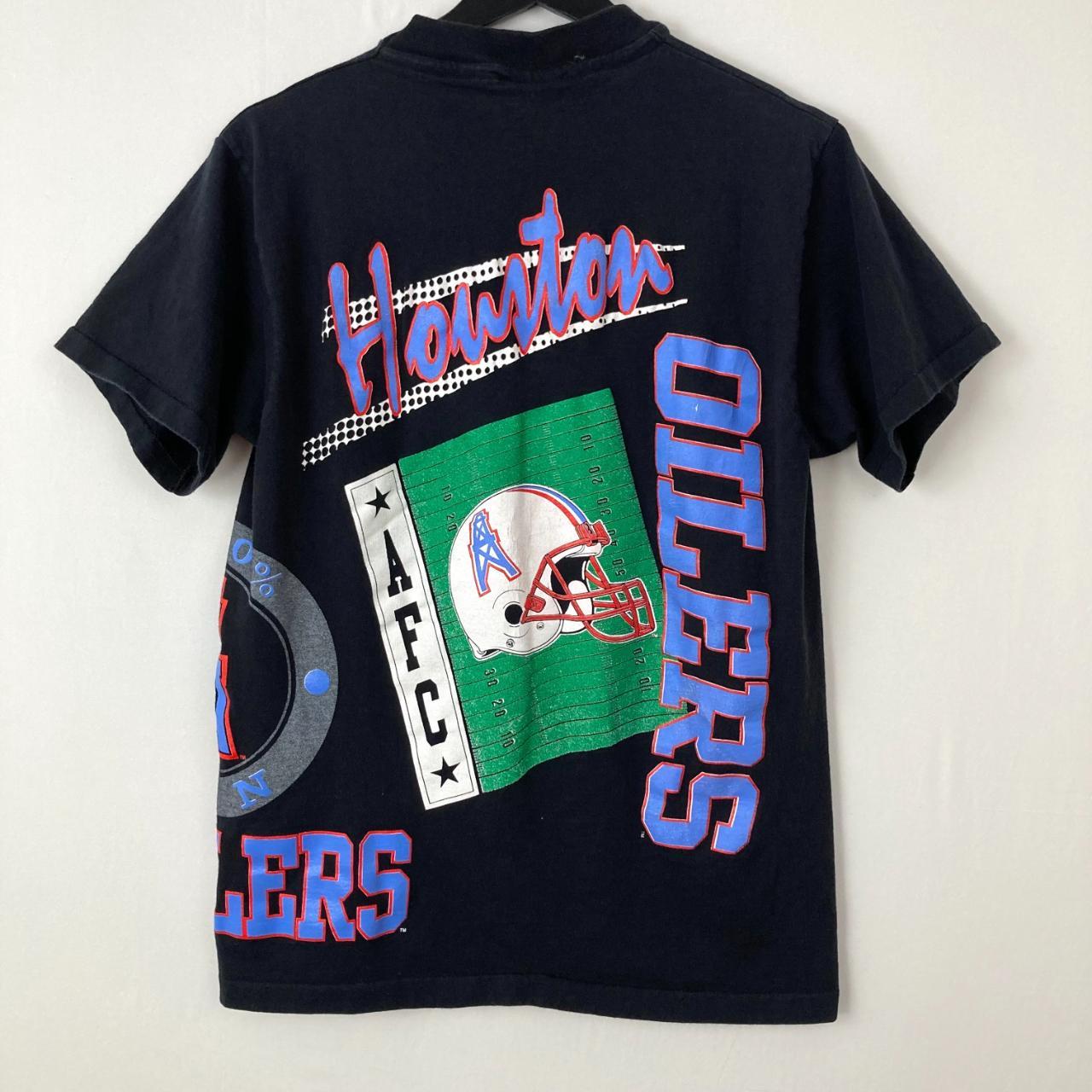 Vintage Houston Oilers Shirt Size: Large fits - Depop