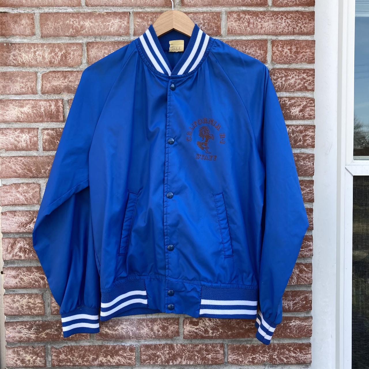 Vintage blue coach jacket | no lining |... - Depop