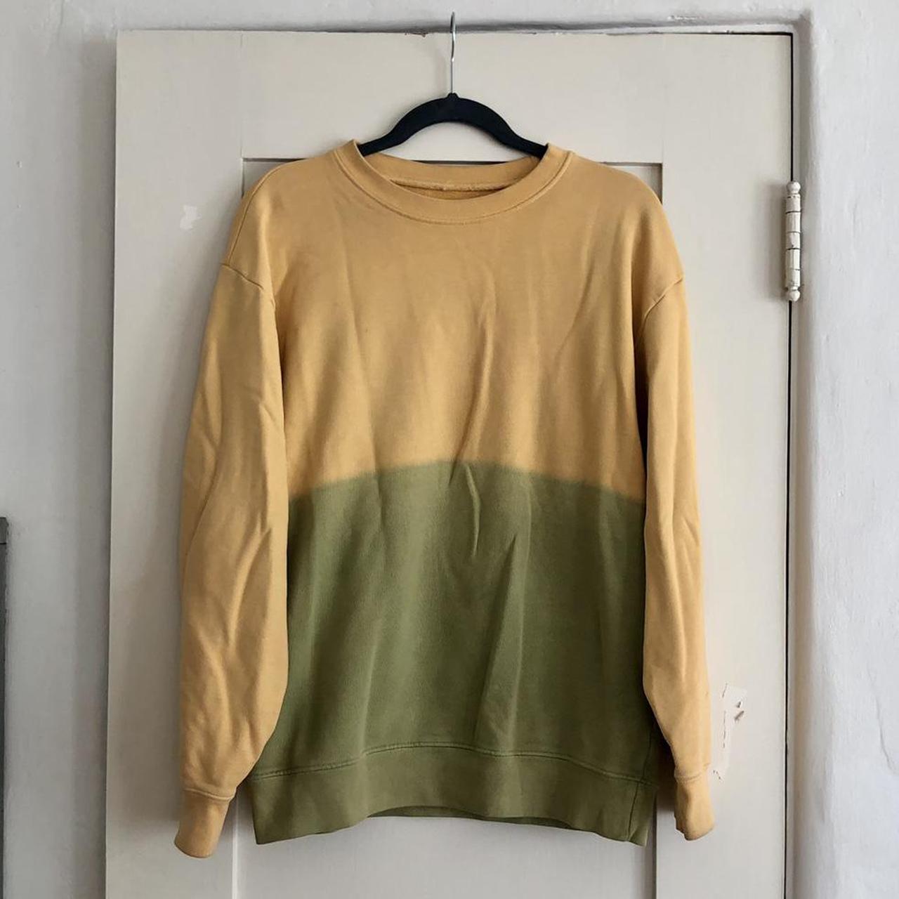 Eckhaus Latta Men's Yellow and Green Sweatshirt