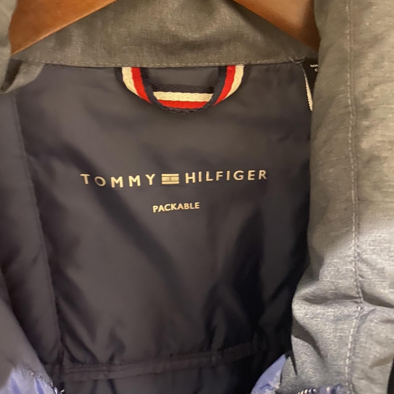 Tommy Hilfiger Men's Navy and Blue Jacket | Depop