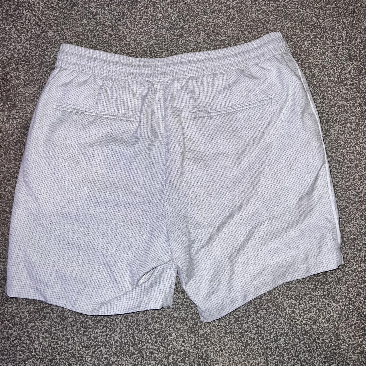 River Island Men's White Shorts Depop