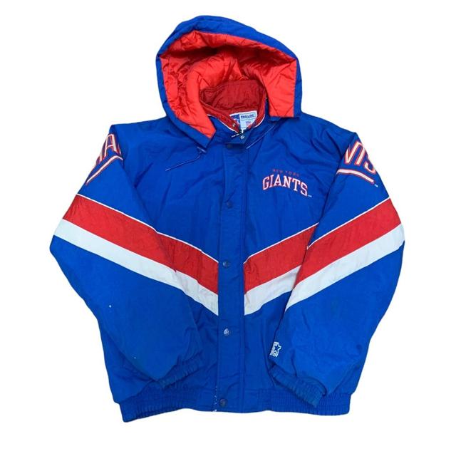 Vintage 90s NY Giants Starter Jacket Has some minor... - Depop