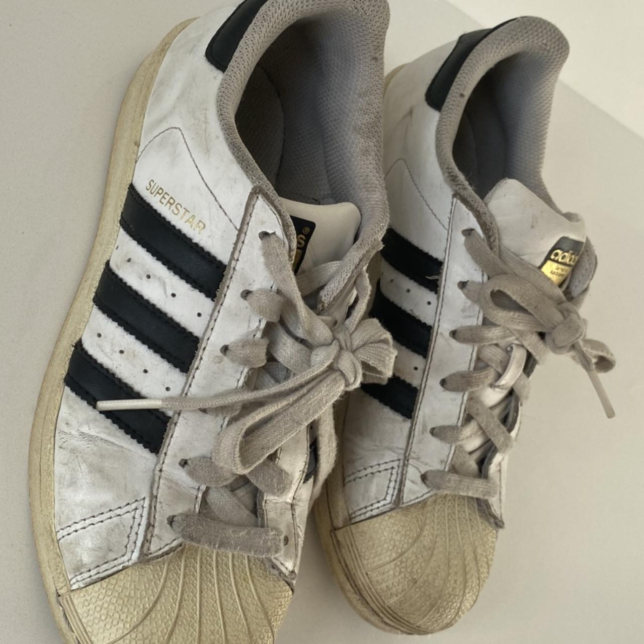 super old sister star sneakers by adidas. Easily. Depop