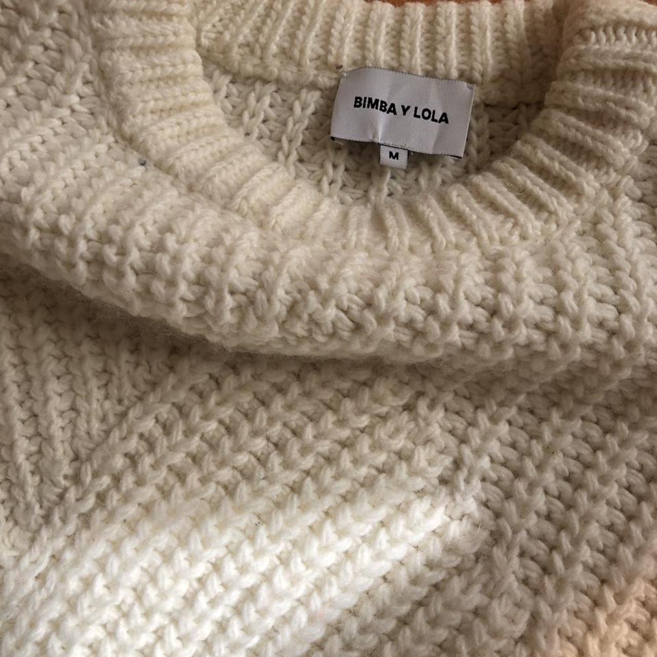 BIMBA Y LOLA off white chunky knit jumper Super... - Depop