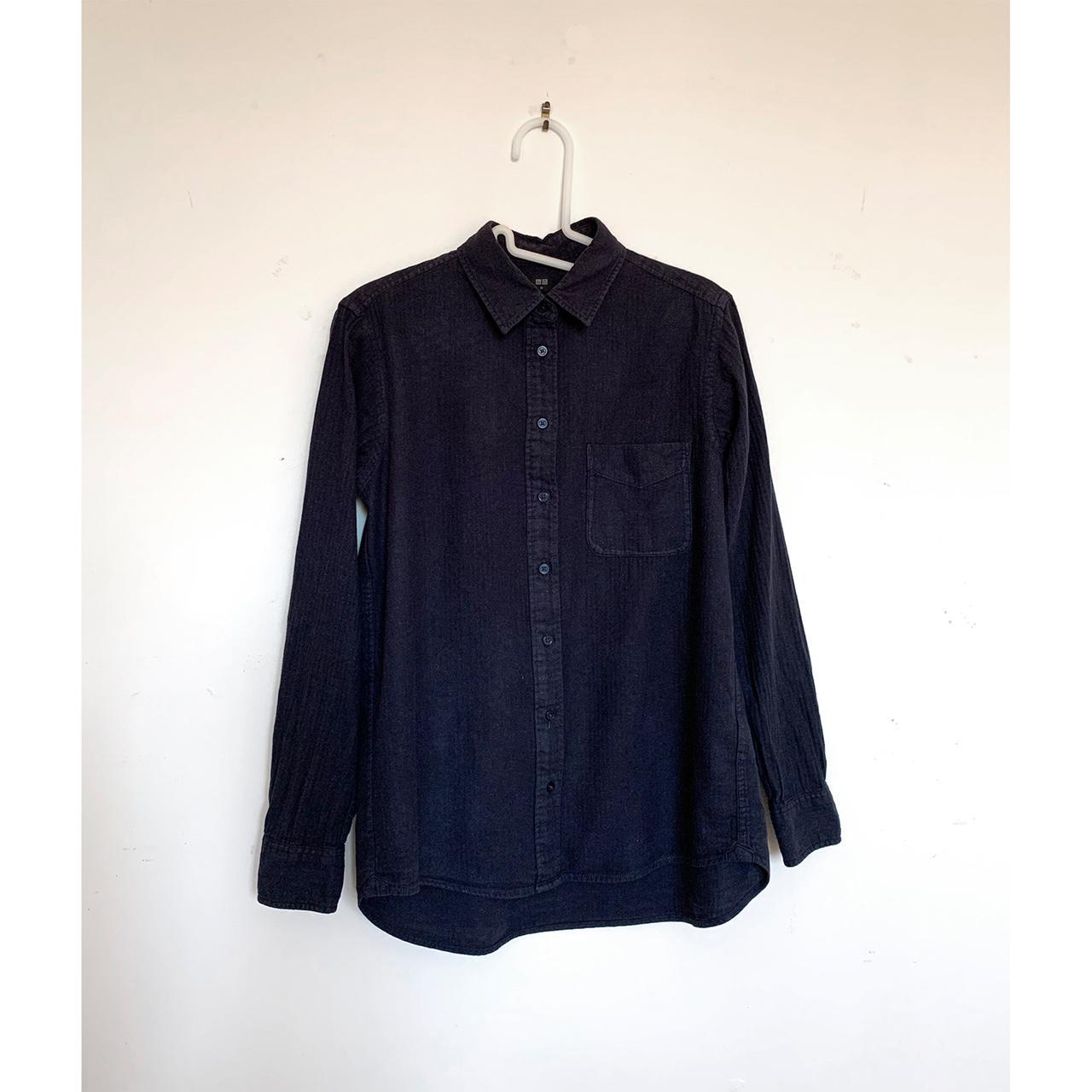 Uniqlo button down shirt | Soft brushed cotton |... - Depop