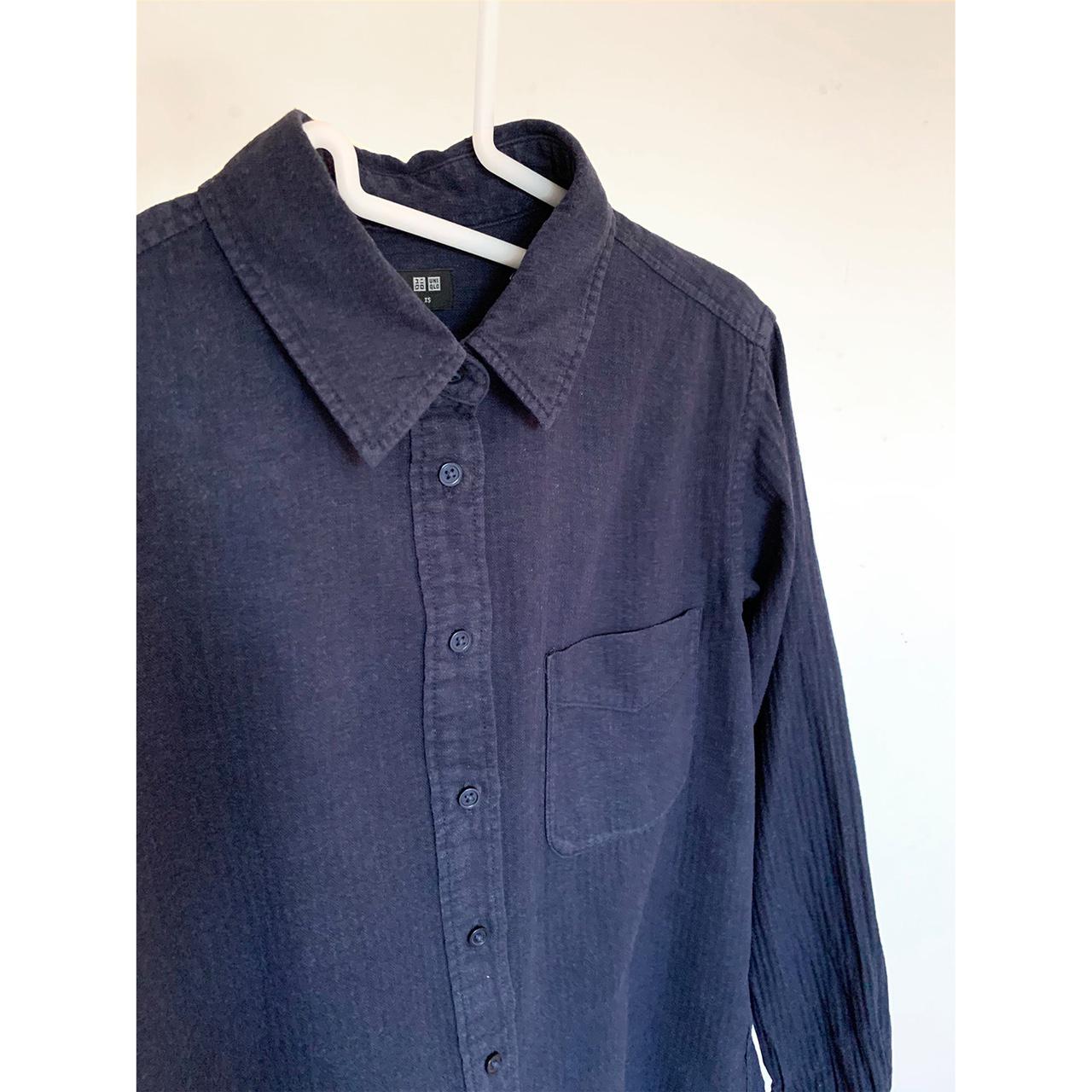 Uniqlo button down shirt | Soft brushed cotton |... - Depop