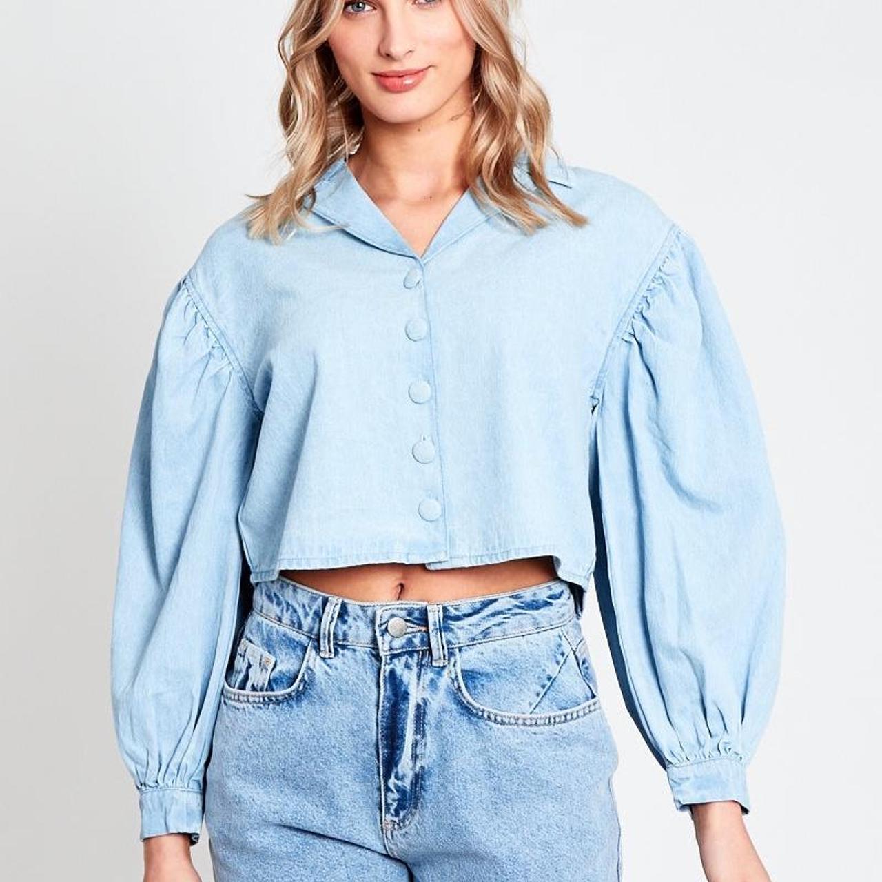 Native Youth Women's Blue Shirt (2)