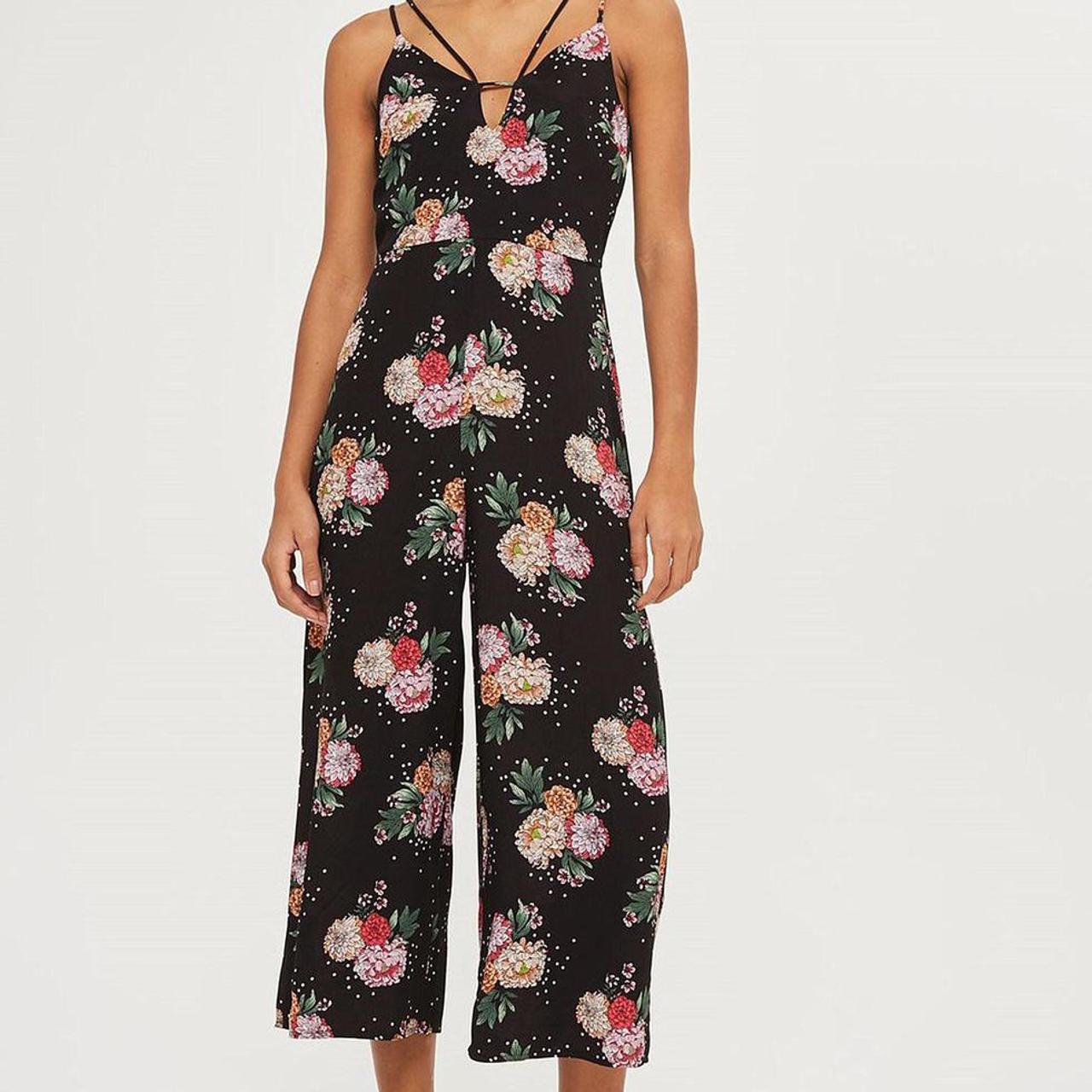 Topshop best sale floral jumpsuit