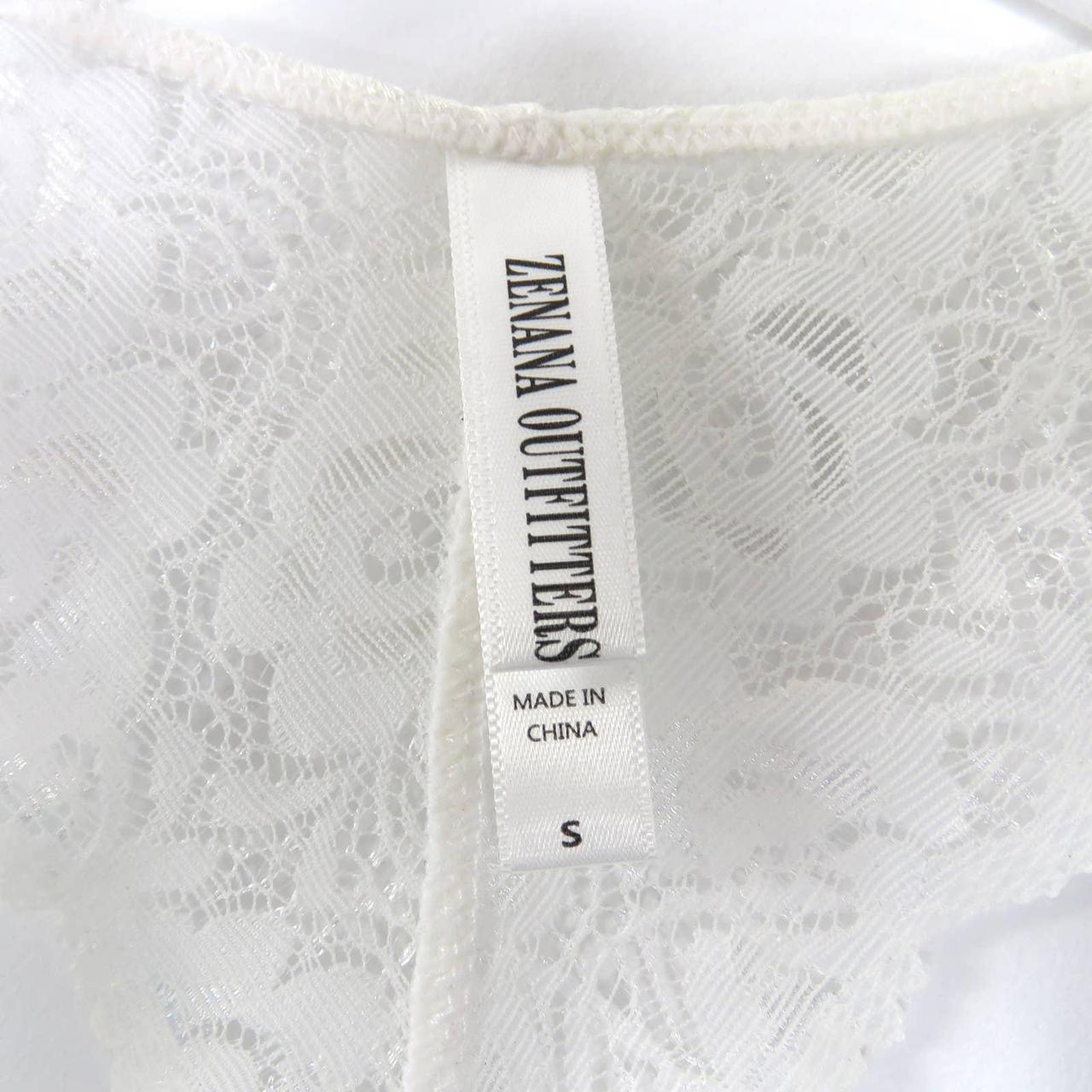 Y2K White Lace Bralette by Zenana Outfitters. Super - Depop