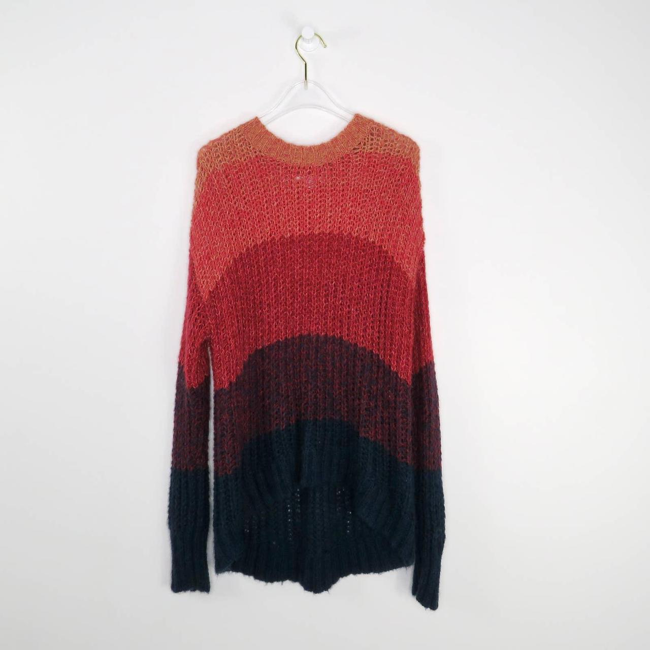 American Eagle Chunky Knit Sweater. Colorblock... - Depop