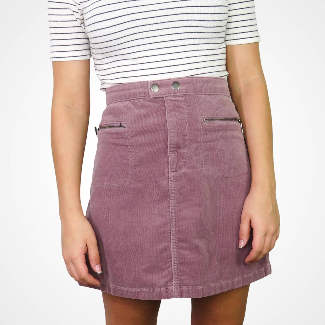 Product Image 1 - Mossimo Purple Corduroy Skirt. Super