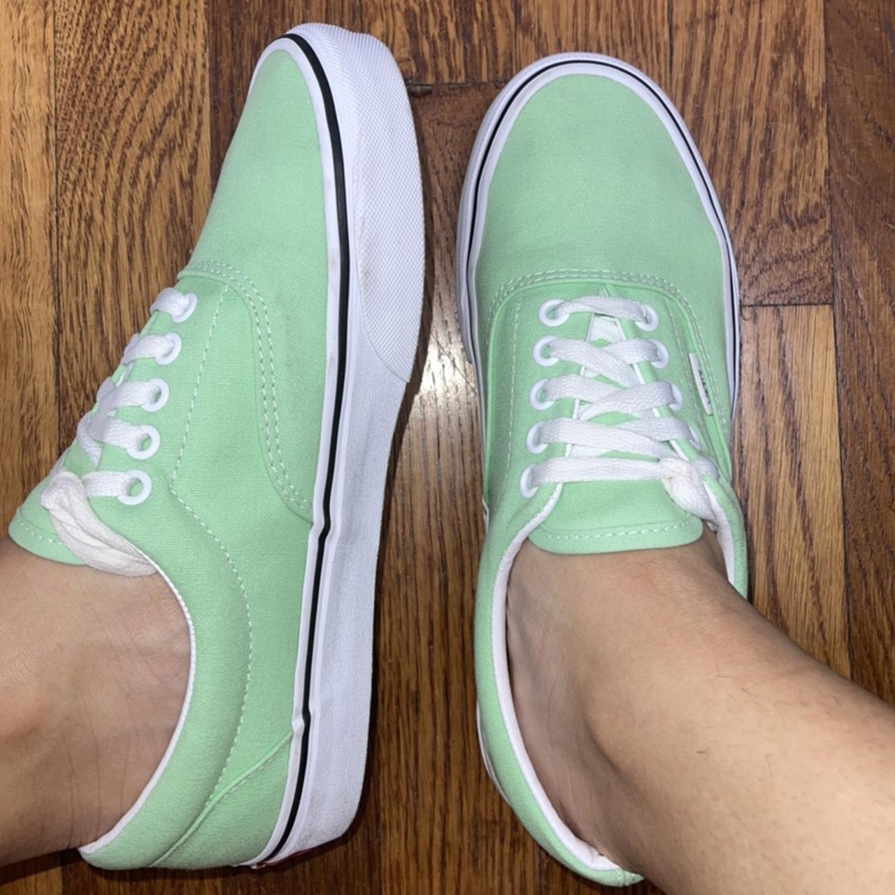 Mint green clearance vans outfit