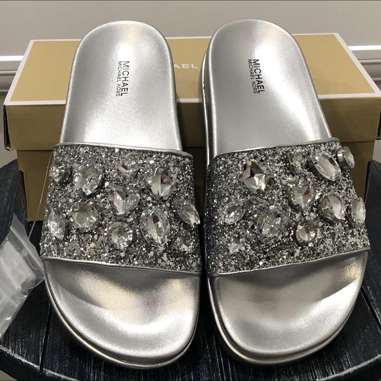 Michael kors bling on sale slides