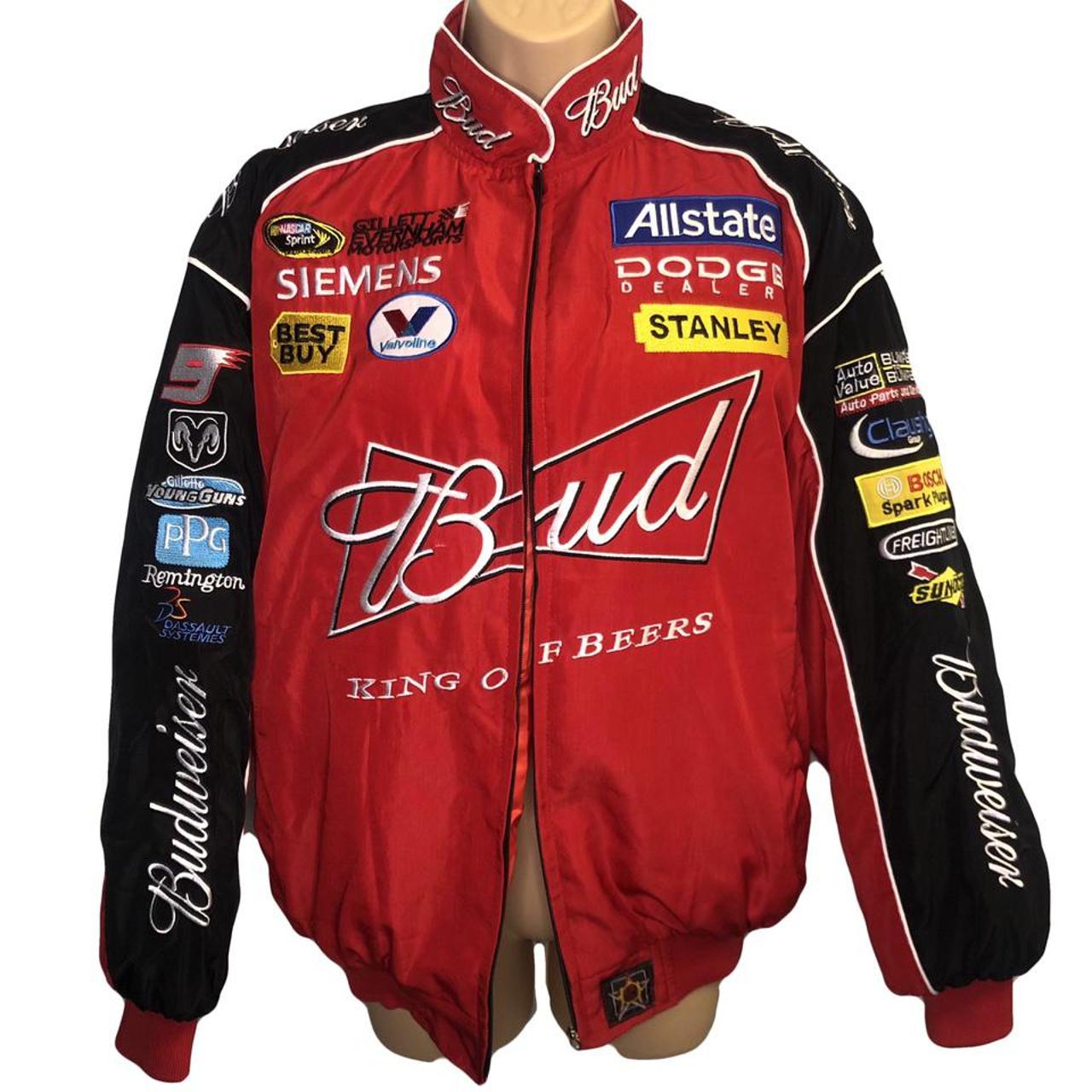 Budweiser nascar racing jacket 🏎🏁 Super cute and... - Depop