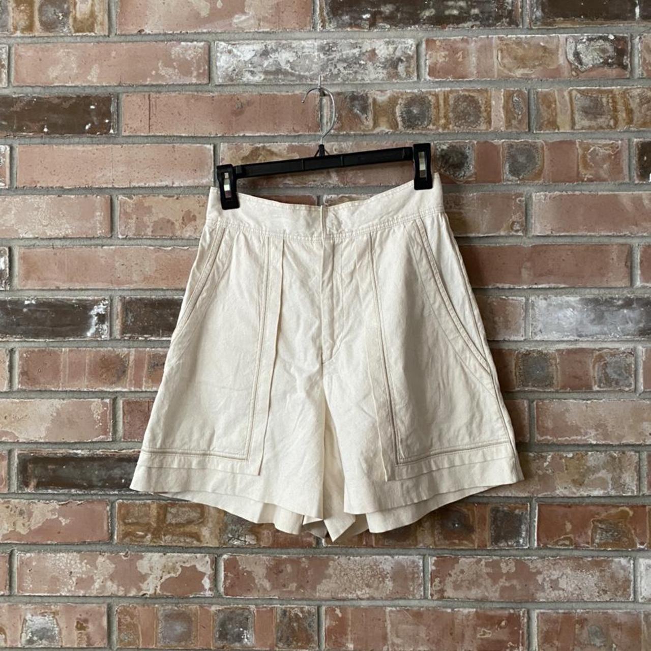 Isabel Marant Women's Cream and White Shorts