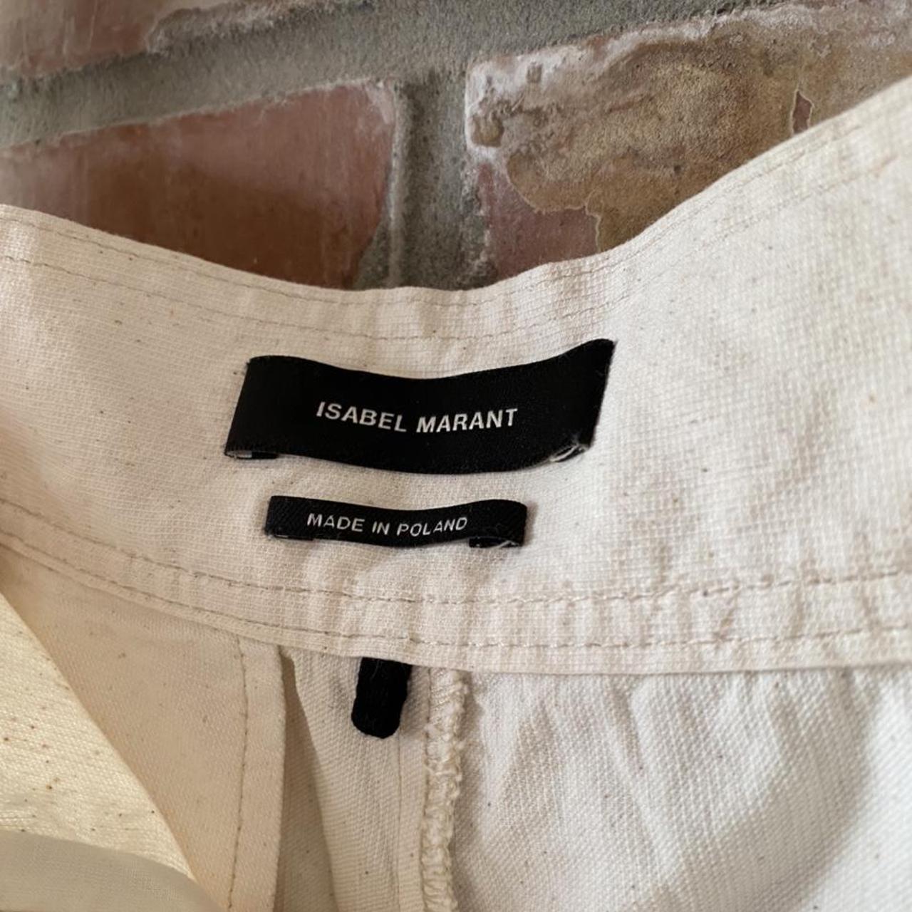 Isabel Marant Women's Cream and White Shorts (3)