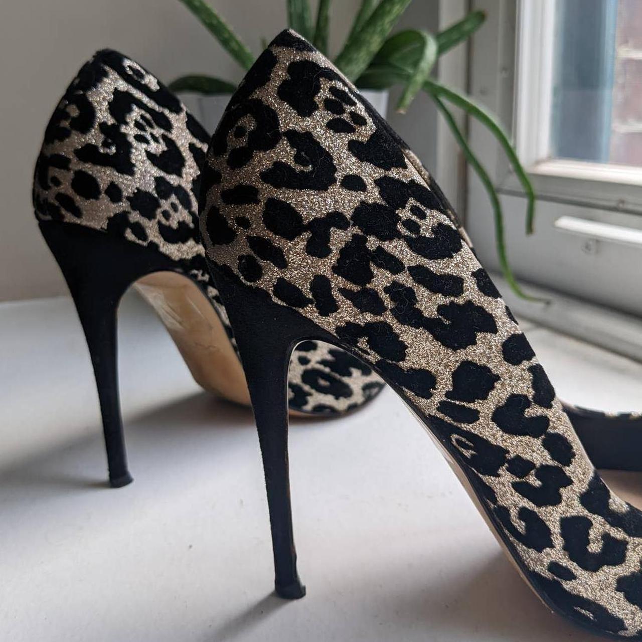 sparkly cheetah heels