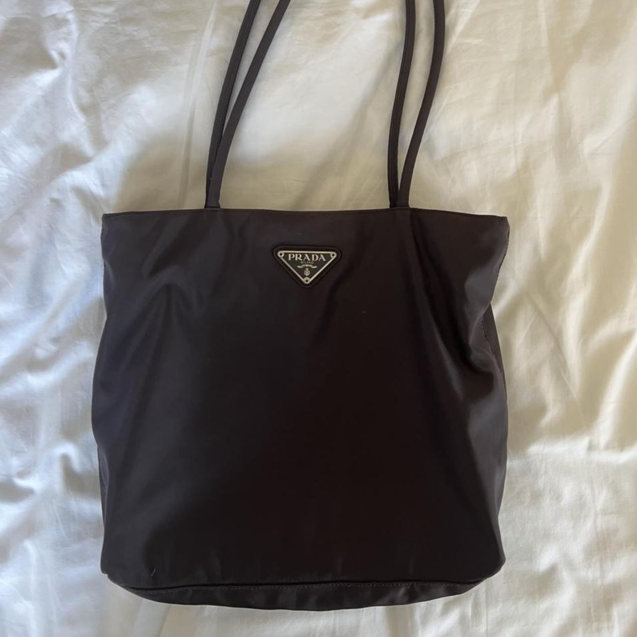 vintage prada nylon handbag